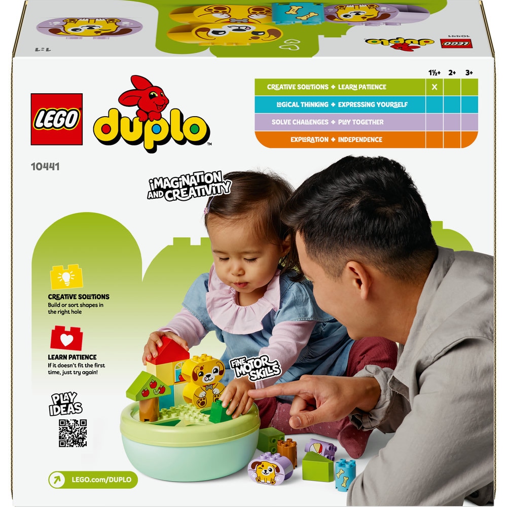 LEGO Duplo: Sortator de forme - Casa pentru catei 10441, 18 luni+, 17 piese