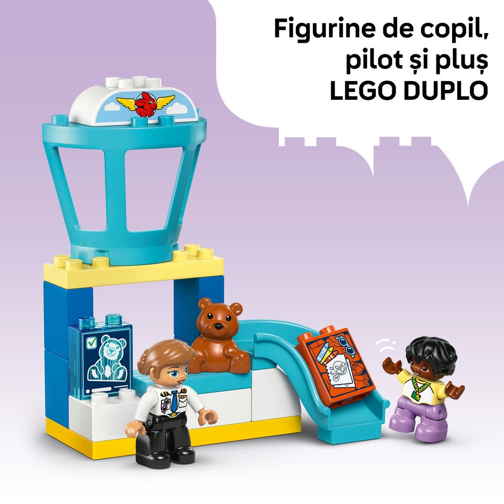 LEGO DUPLO: Prima oara la aeroport 10443, 2 ani+, 23 piese