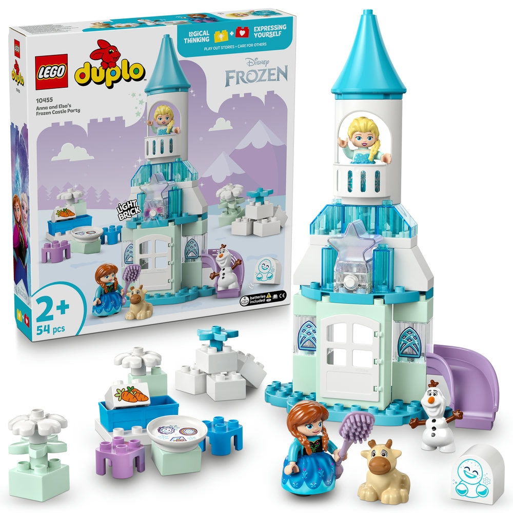 LEGO DUPLO: Disney - Petrecerea de la castelul Elsei din Regatul de gheata 10455, 2 ani+, 54 piese