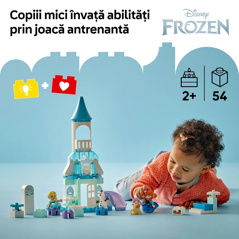 LEGO DUPLO: Disney - Petrecerea de la castelul Elsei din Regatul de gheata 10455, 2 ani+, 54 piese