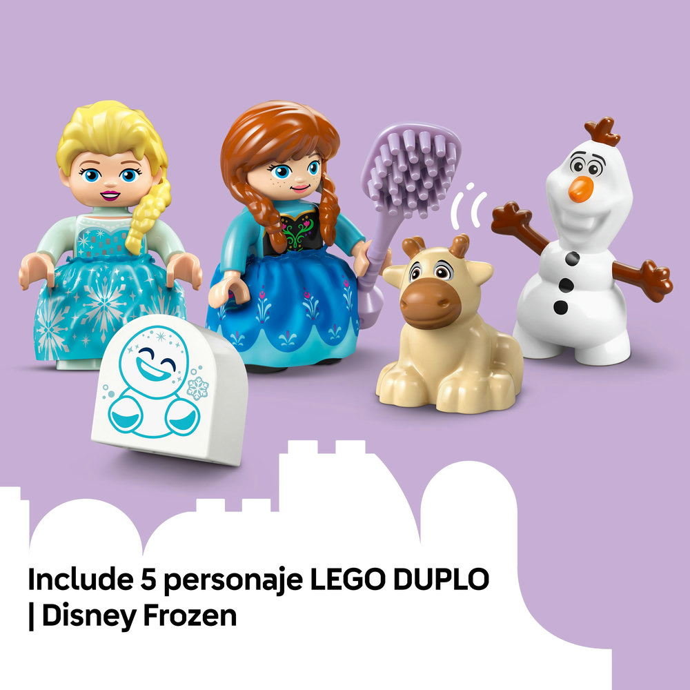 LEGO DUPLO: Disney - Petrecerea de la castelul Elsei din Regatul de gheata 10455, 2 ani+, 54 piese