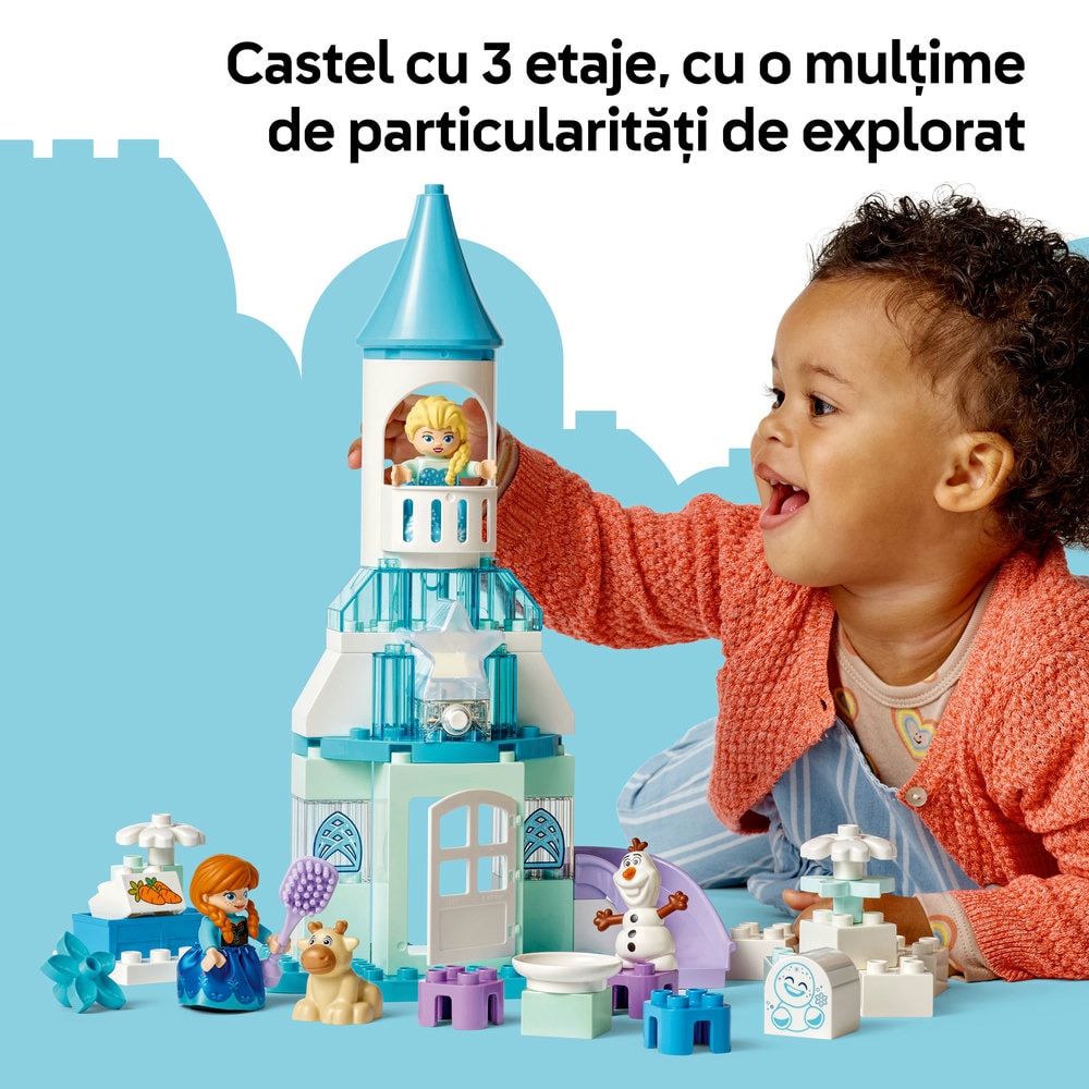 LEGO DUPLO: Disney - Petrecerea de la castelul Elsei din Regatul de gheata 10455, 2 ani+, 54 piese