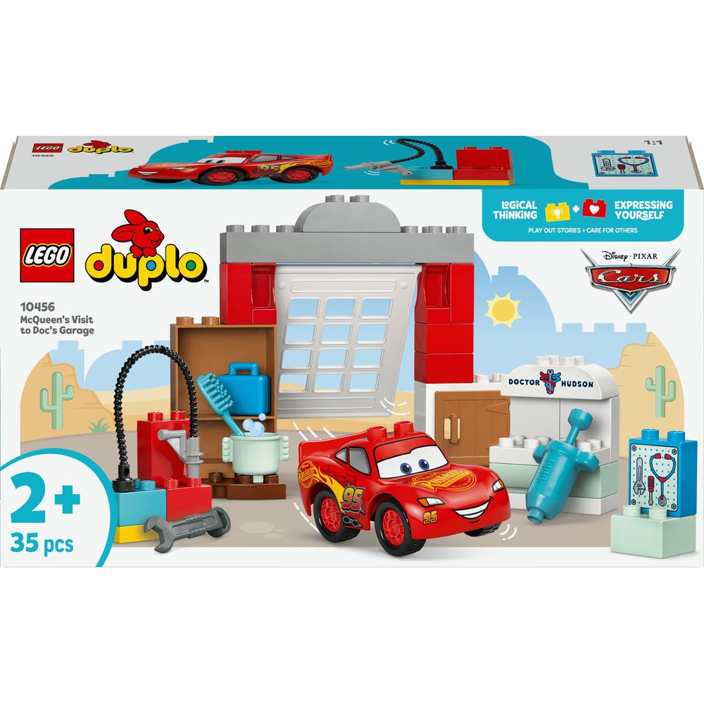 LEGO DUPLO: Disney - Vizita lui McQueen la garajul lui Doc 10456, 2 ani+, 35 piese
