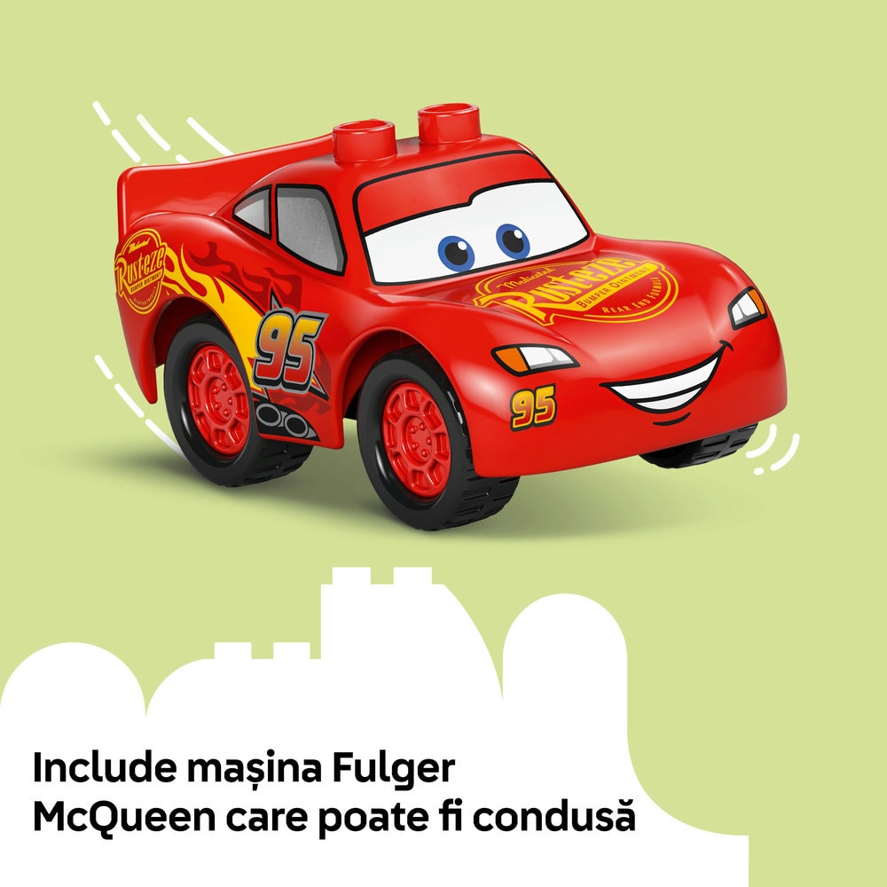 LEGO DUPLO: Disney - Vizita lui McQueen la garajul lui Doc 10456, 2 ani+, 35 piese