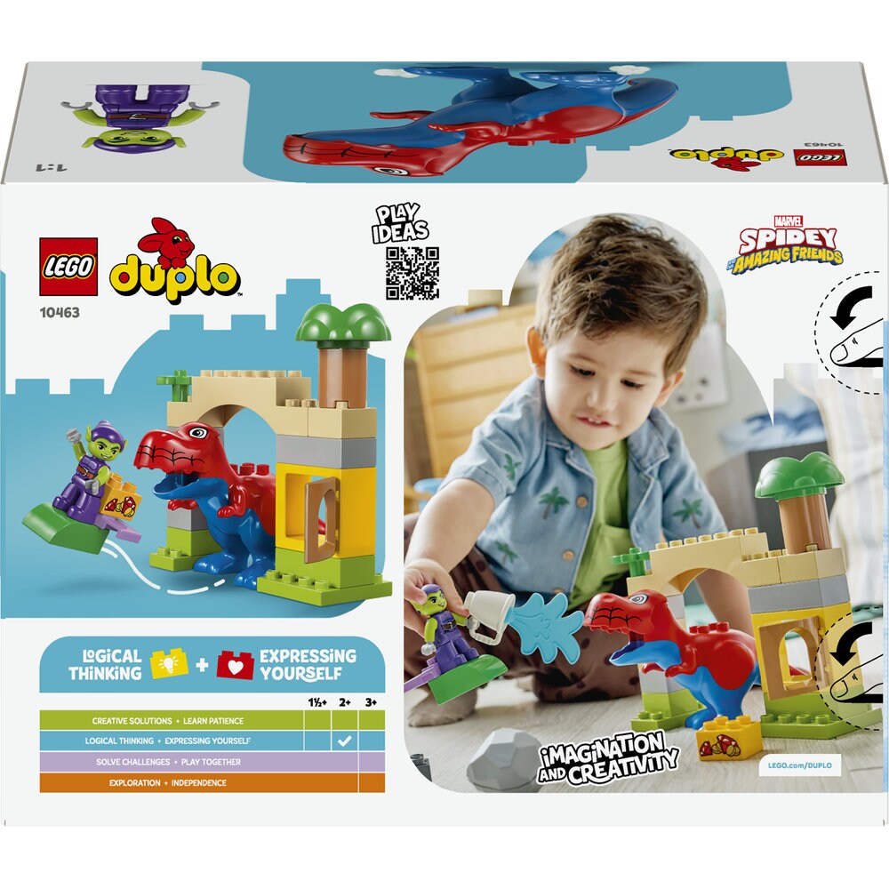 LEGO DUPLO: Disney - Dinozaurul Spidey-Rex vs Green Goblin 10463, 2 ani+, 25 piese