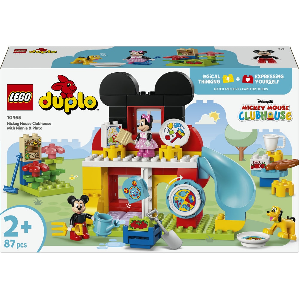 LEGO DUPLO: Disney - Clubul lui Mickey Mouse cu Minnie si Pluto 10465, 2 ani+, 87 piese