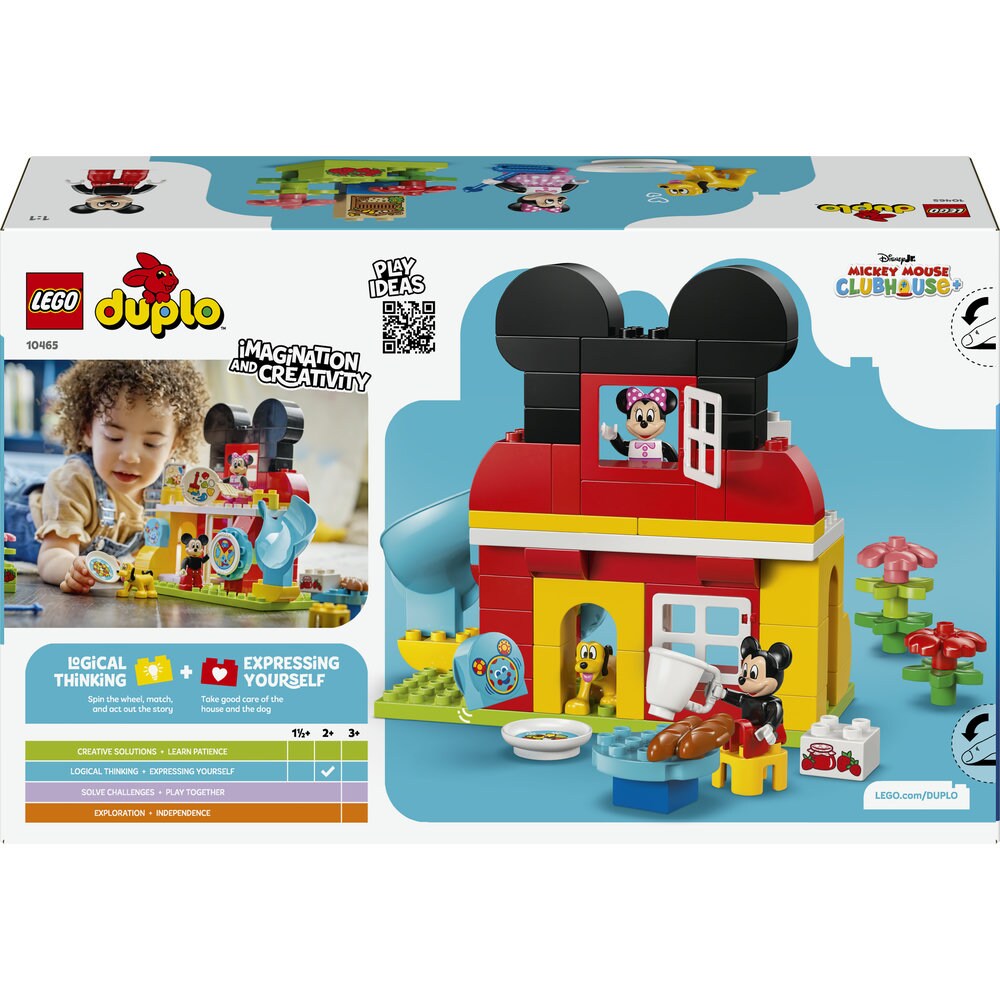 LEGO DUPLO: Disney - Clubul lui Mickey Mouse cu Minnie si Pluto 10465, 2 ani+, 87 piese