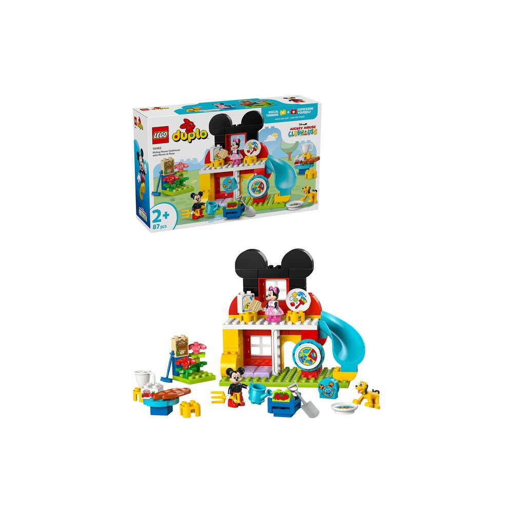 LEGO DUPLO: Disney - Clubul lui Mickey Mouse cu Minnie si Pluto 10465, 2 ani+, 87 piese