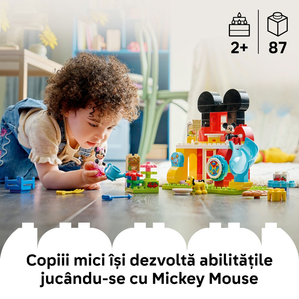 LEGO DUPLO: Disney - Clubul lui Mickey Mouse cu Minnie si Pluto 10465, 2 ani+, 87 piese