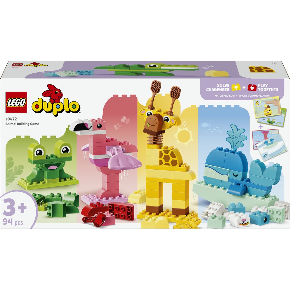 LEGO DUPLO: Town - Joc de construit animale 10472, 3 ani+, 94 piese
