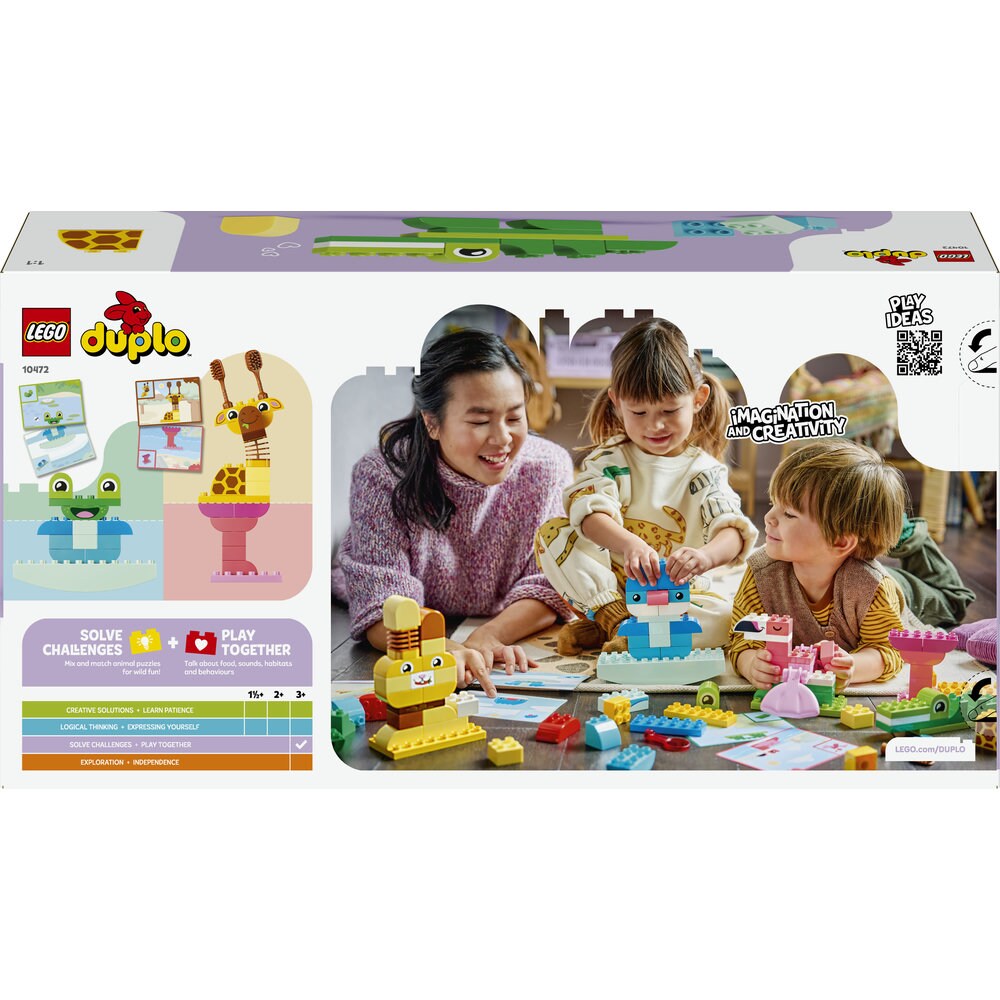 LEGO DUPLO: Town - Joc de construit animale 10472, 3 ani+, 94 piese