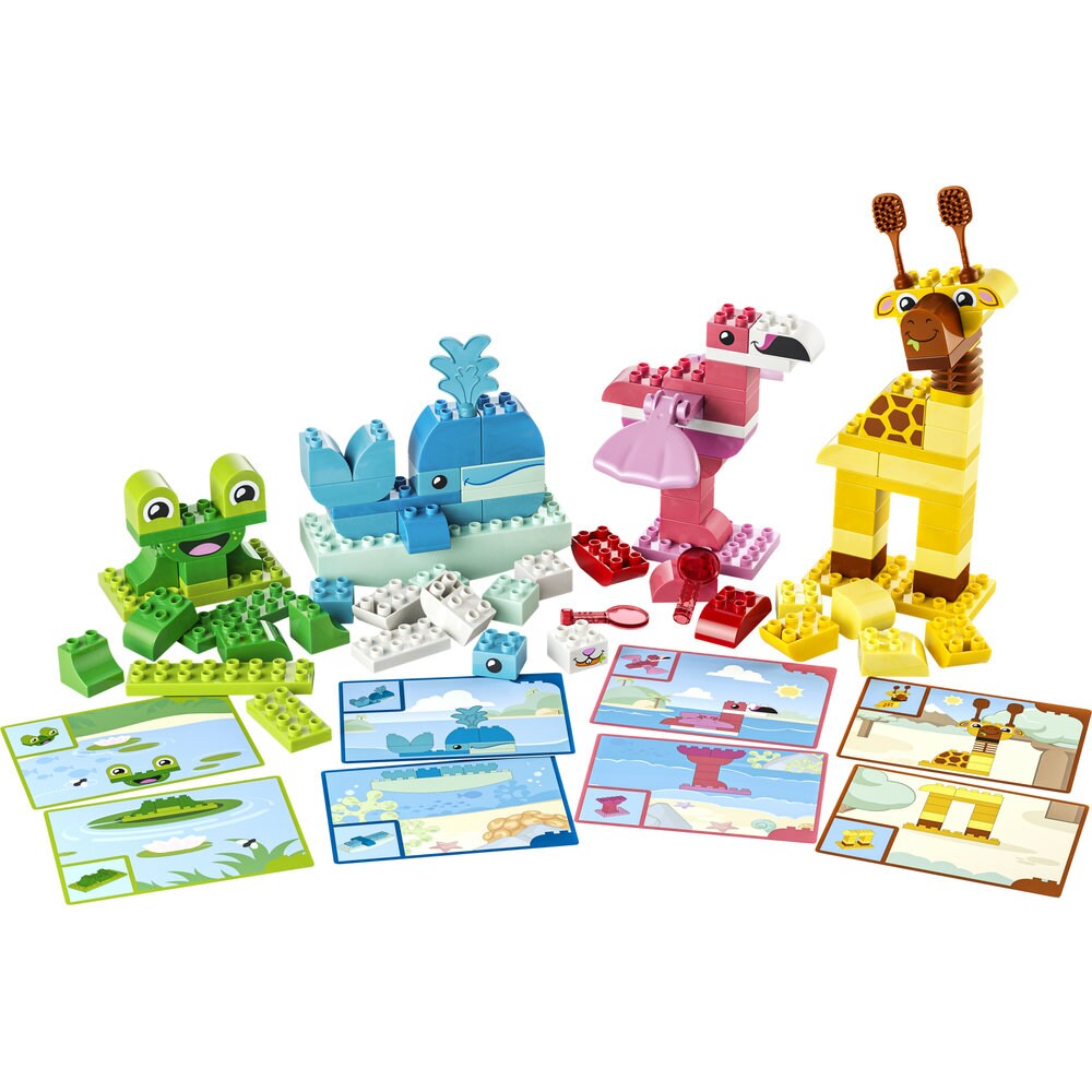 LEGO DUPLO: Town - Joc de construit animale 10472, 3 ani+, 94 piese