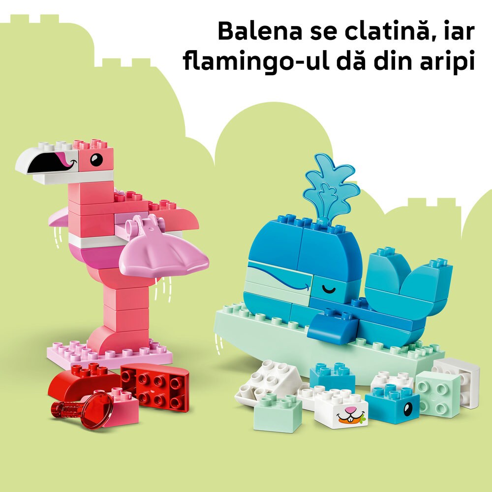 LEGO DUPLO: Town - Joc de construit animale 10472, 3 ani+, 94 piese