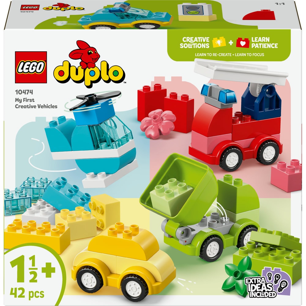 LEGO DUPLO: My First Vehicule creative 10474, 18 luni+, 42 piese