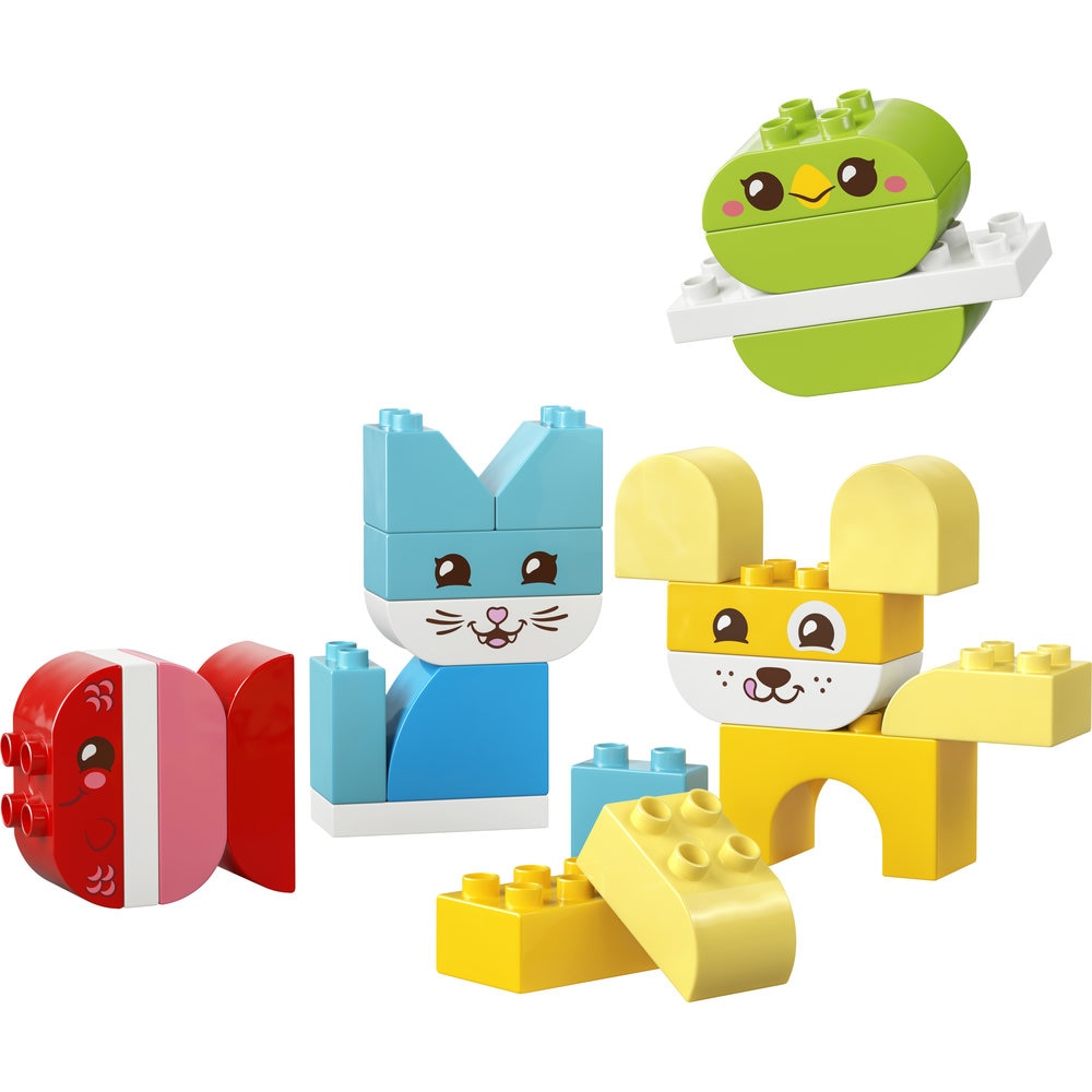LEGO DUPLO: Animalute de companie creative 3in1 10477, 18 luni+, 24 piese