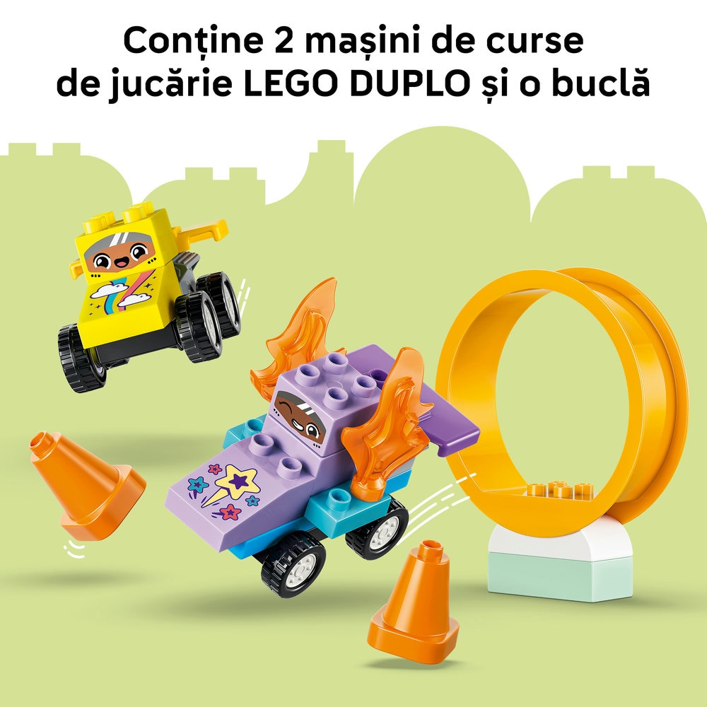 LEGO DUPLO: Town - Rampe creative cu vehicule 3in1 10478, 3 ani+, 111 piese