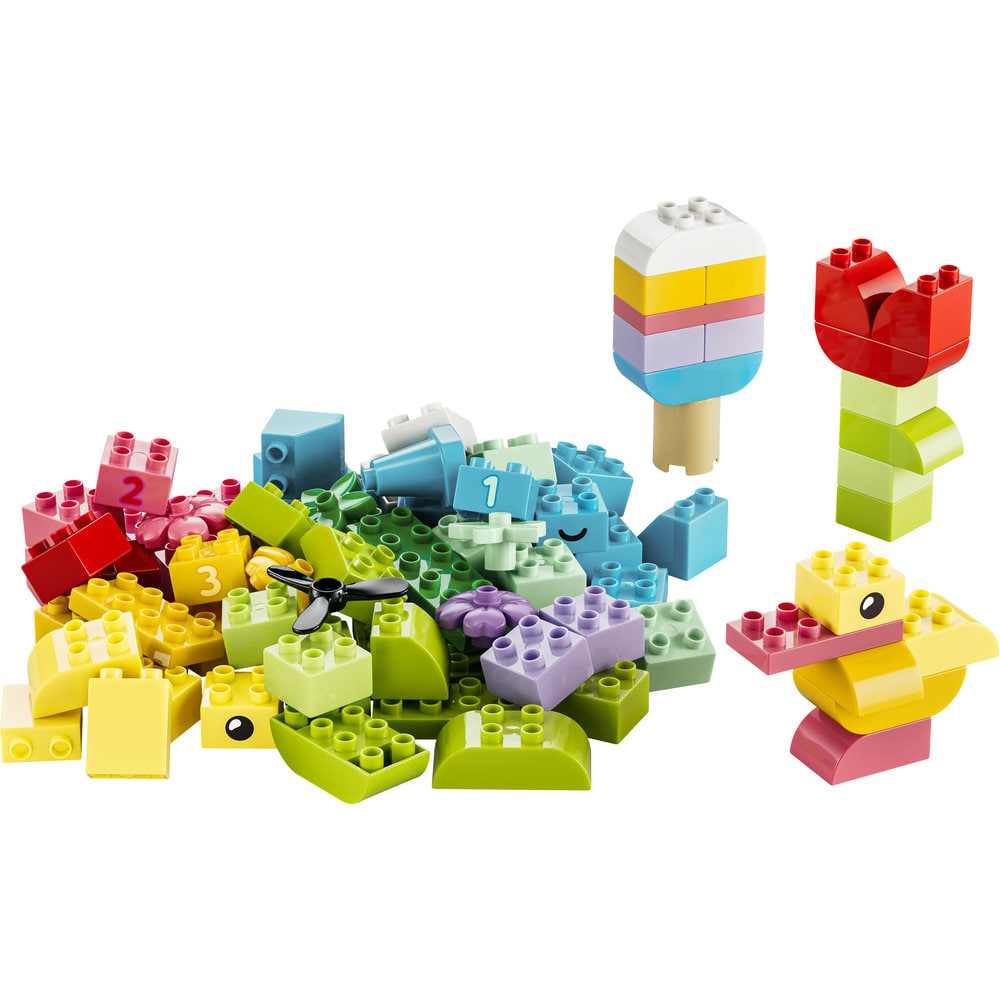 LEGO DUPLO: Classic Cutie creativa in culori 10479, 18 luni+, 80 piese