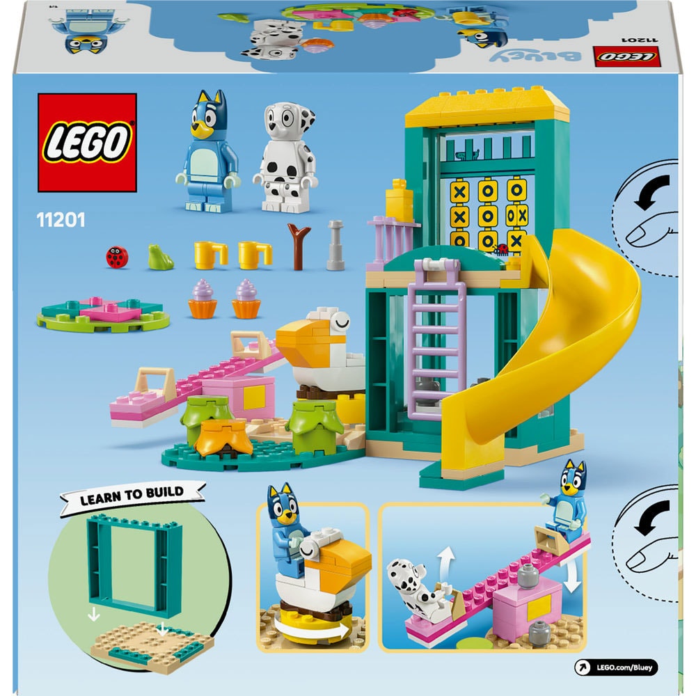 LEGO Bluey: Distractie la locul de joaca cu Blue si Chloe 11201, 4 ani+, 104 piese