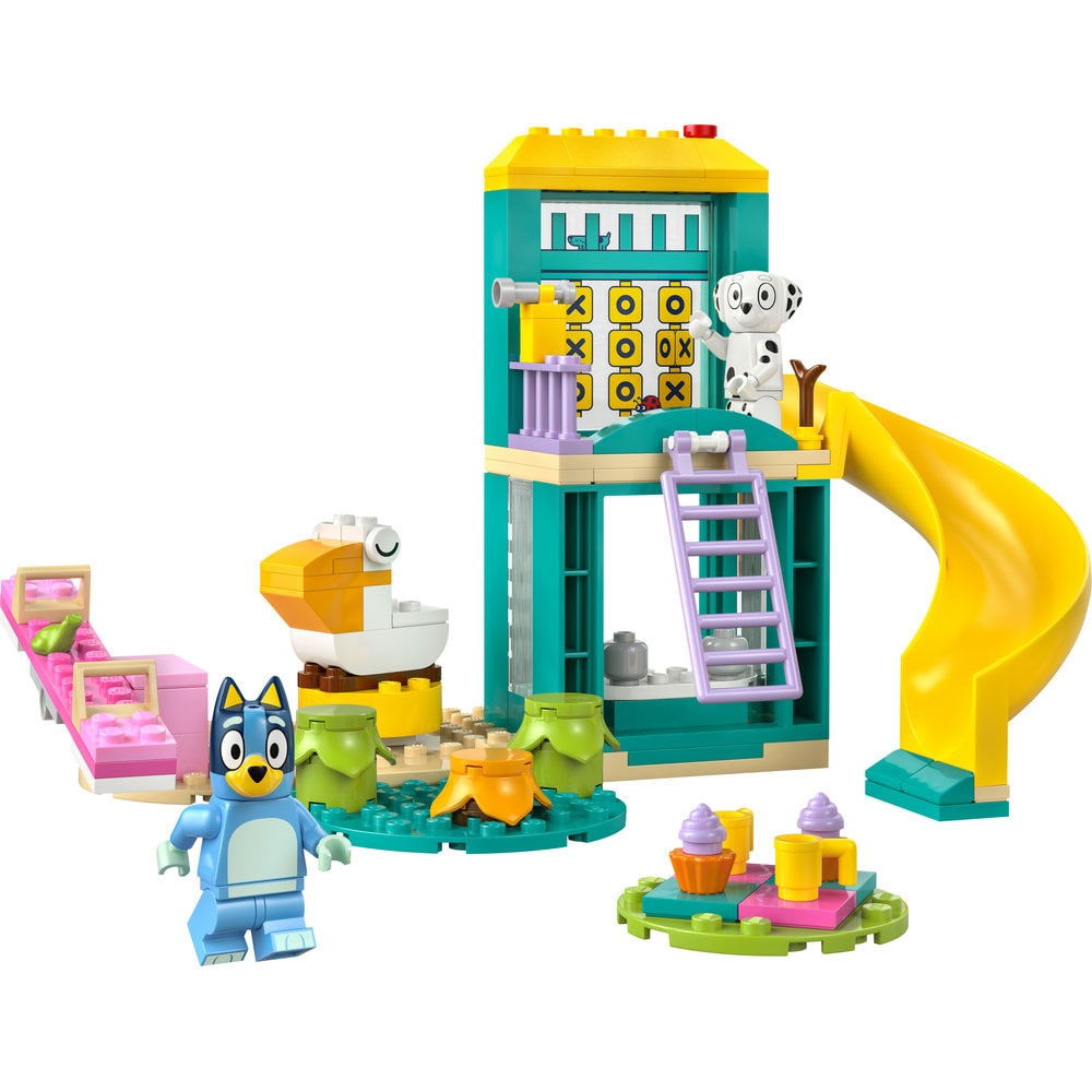 LEGO Bluey: Distractie la locul de joaca cu Blue si Chloe 11201, 4 ani+, 104 piese