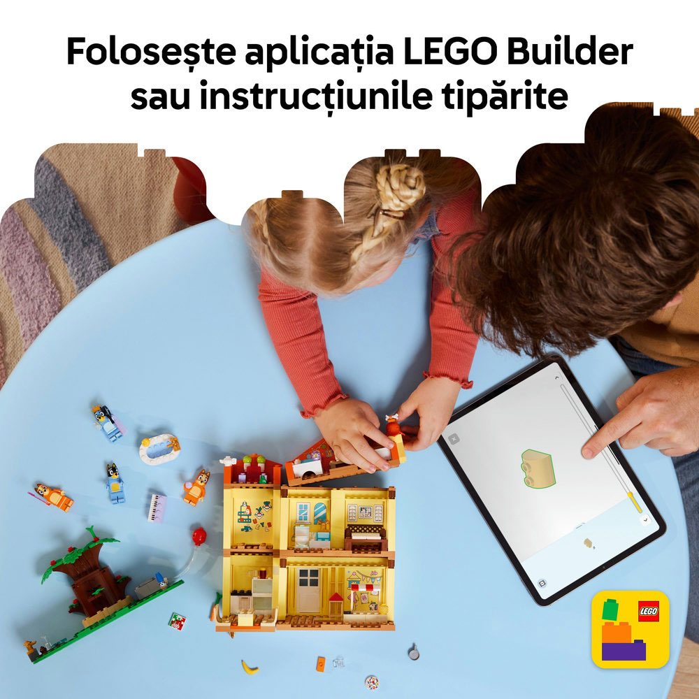 LEGO Bluey: Casa familiei lui Blue 11203, 4 ani+, 382 piese