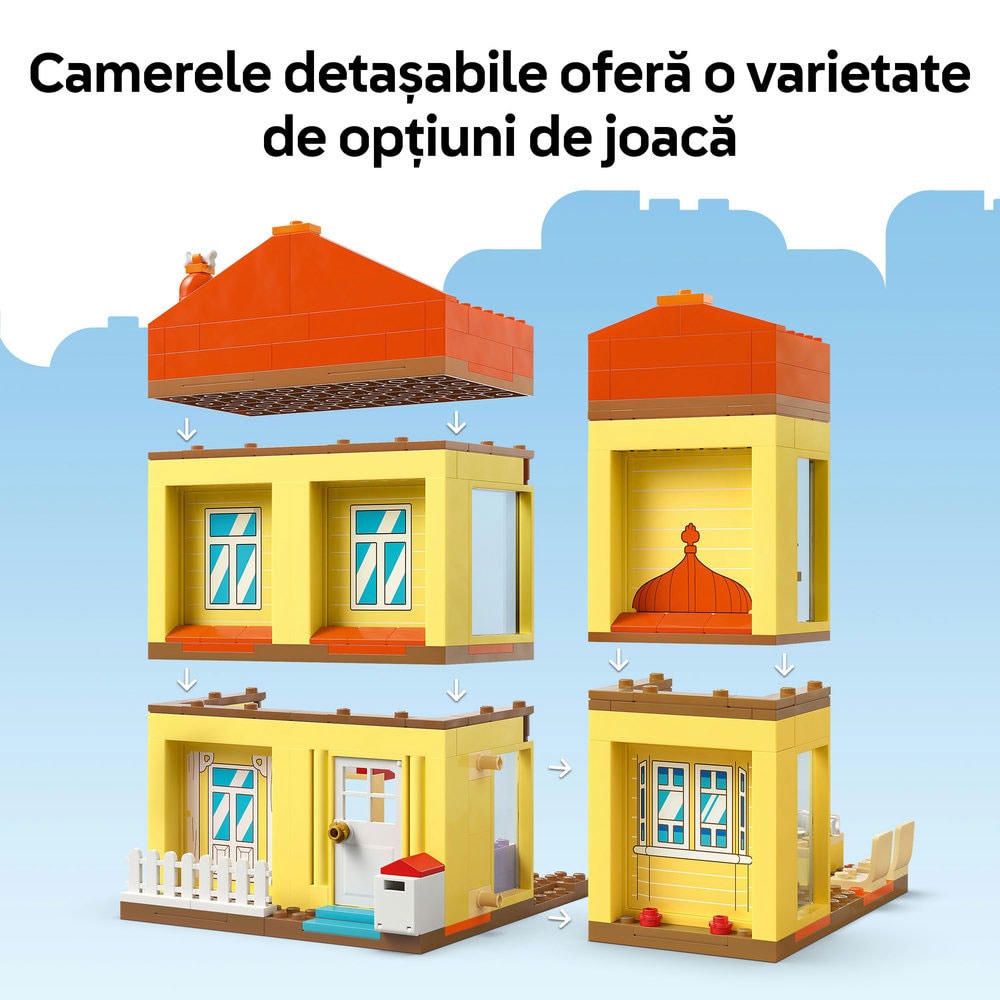 LEGO Bluey: Casa familiei lui Blue 11203, 4 ani+, 382 piese