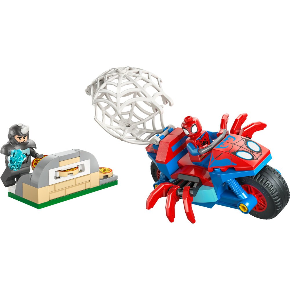 LEGO Spidey: Spidey pe motocicleta vs Rhino 11206, 4 ani+, 61 piese