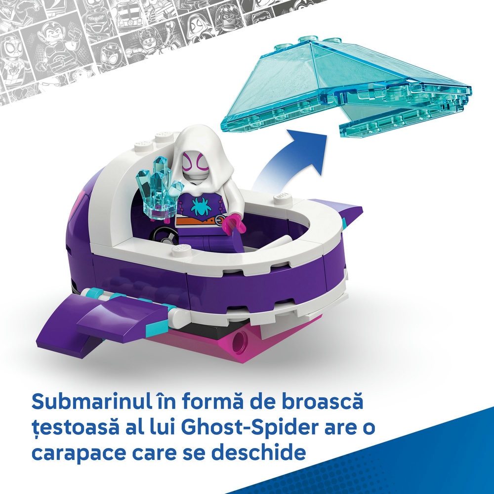 LEGO Spidey: Vehicule subacvatice 11207, 4 ani+, 154 piese