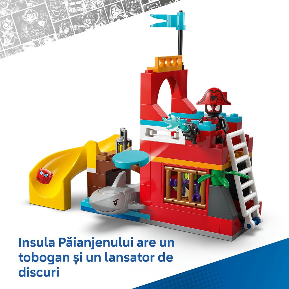LEGO Spidey: Corabia de pirati a echipei lui Spidey 11208, 4 ani+, 201 piese