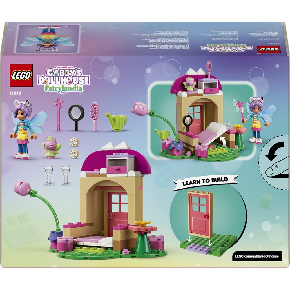 LEGO Gabby's Dollhouse: Casuta din gradina a Miau-Zanei 11212, 4 ani+, 103 piese