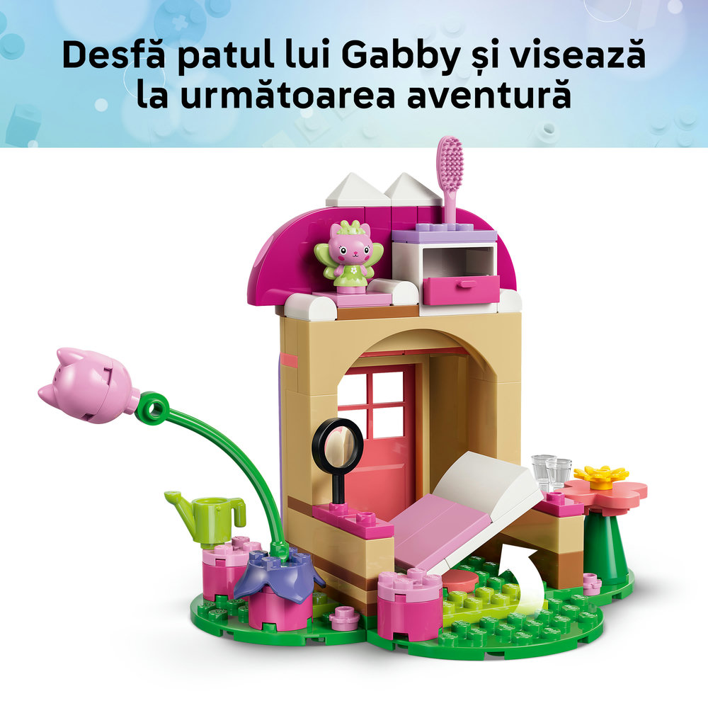 LEGO Gabby's Dollhouse: Casuta din gradina a Miau-Zanei 11212, 4 ani+, 103 piese