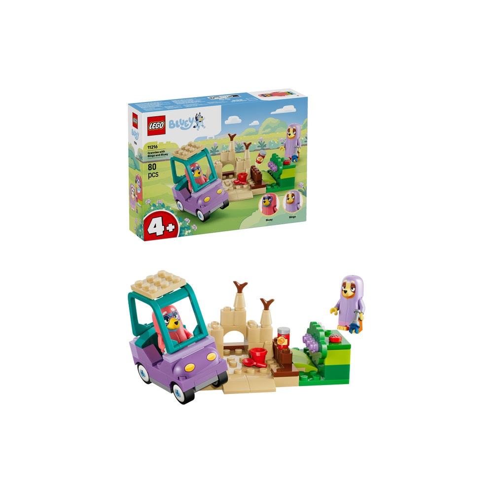 LEGO Bluey: Bingo si Blue se joaca de-a bunicutele 11216, 4 ani+, 80 piese
