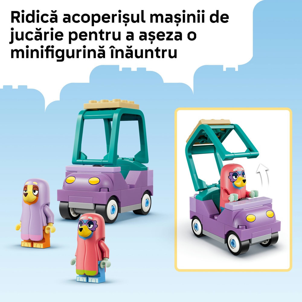 LEGO Bluey: Bingo si Blue se joaca de-a bunicutele 11216, 4 ani+, 80 piese
