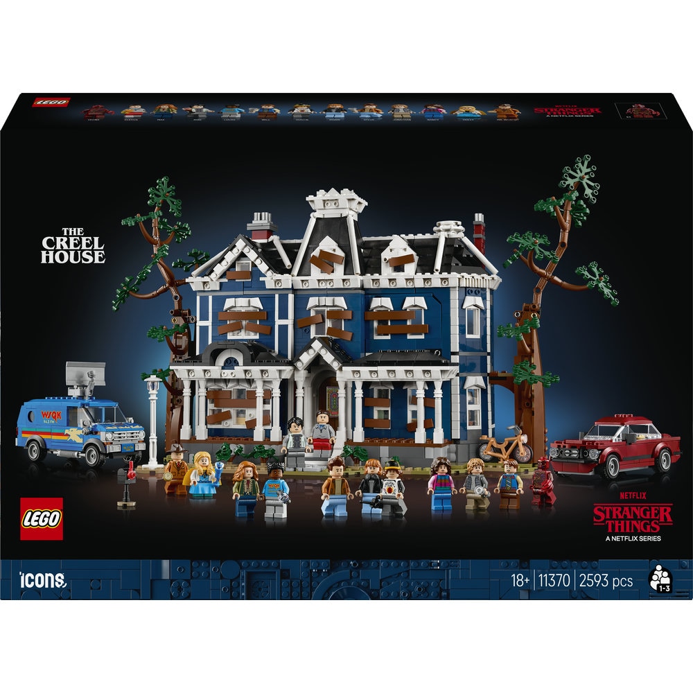 LEGO Icons: Stranger Things - Casa familiei Creel 11370, 18 ani+, 2593 piese
