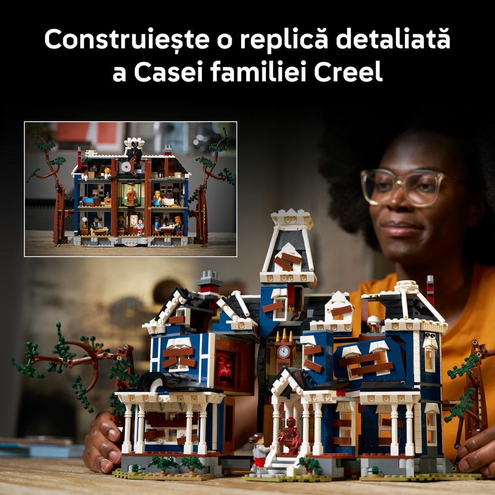 LEGO Icons: Stranger Things - Casa familiei Creel 11370, 18 ani+, 2593 piese