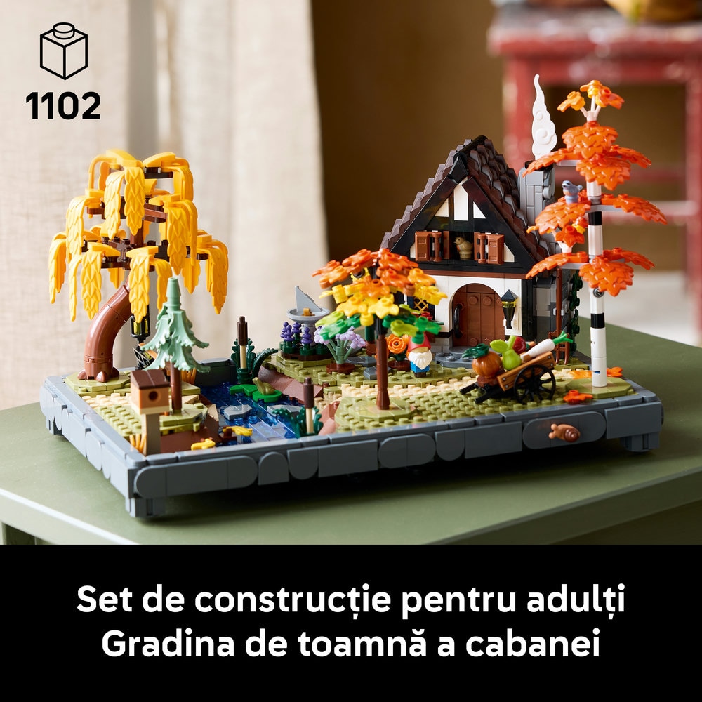 LEGO Icons: Gradina de cabana toamna 11372, 18 ani+, 1102 piese