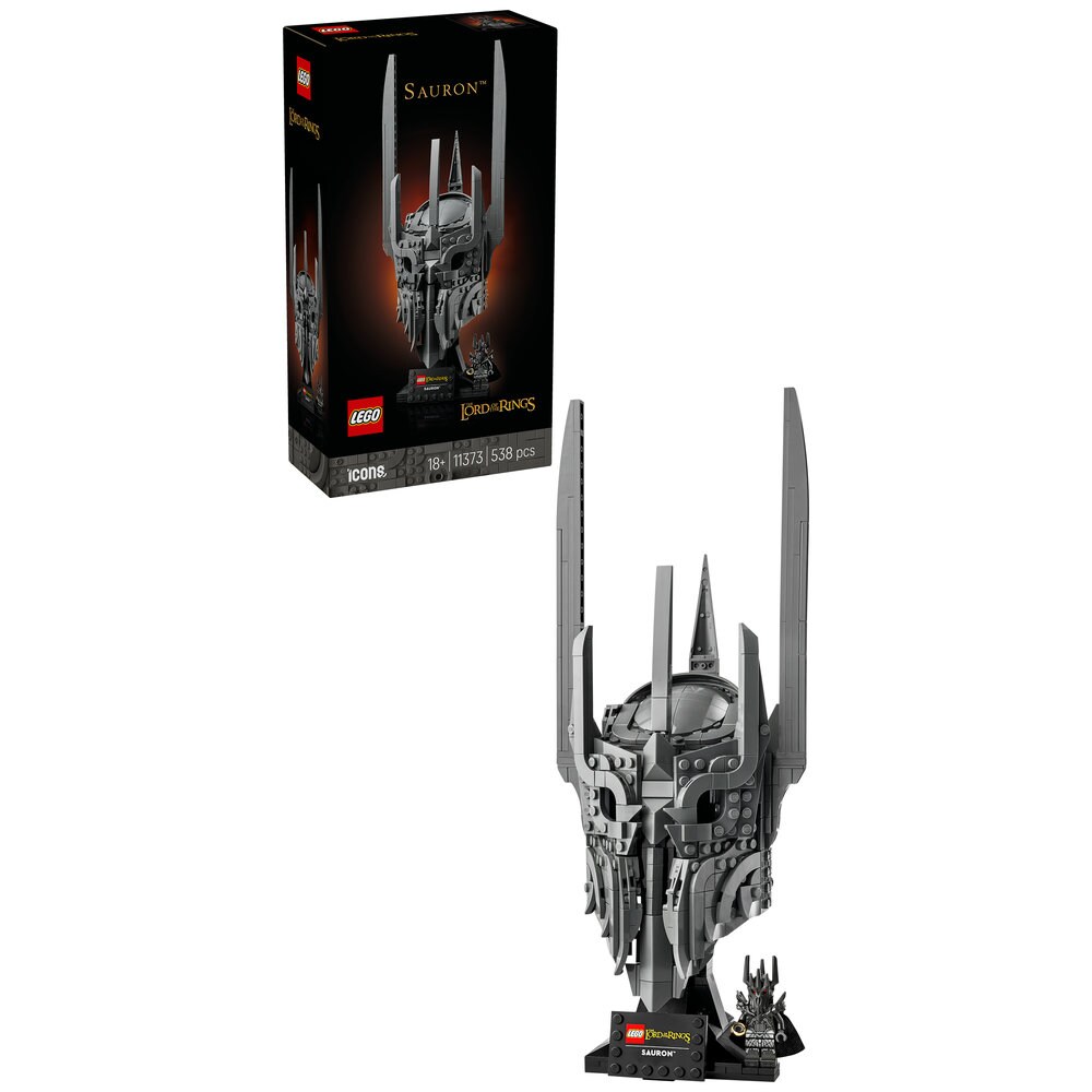 LEGO Icons: Stapanul inelelor - Casca lui Sauron 11373, 18 ani+, 538 piese