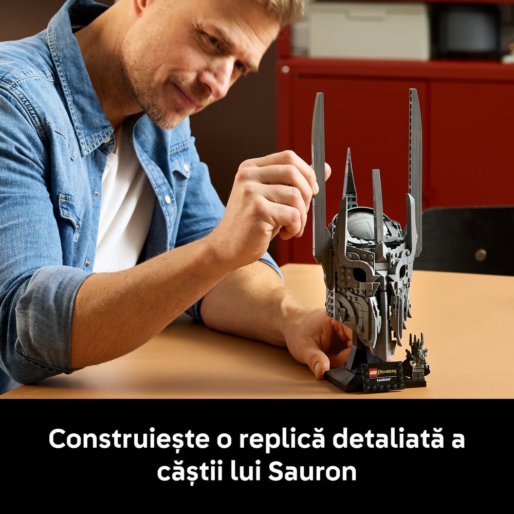 LEGO Icons: Stapanul inelelor - Casca lui Sauron 11373, 18 ani+, 538 piese