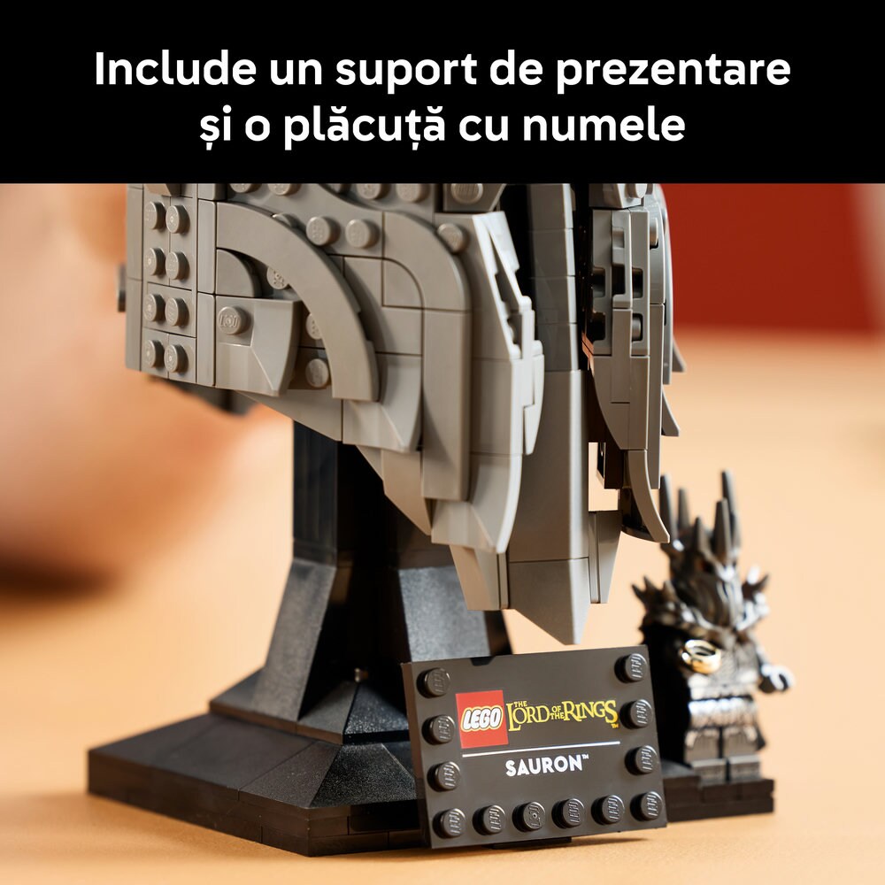LEGO Icons: Stapanul inelelor - Casca lui Sauron 11373, 18 ani+, 538 piese