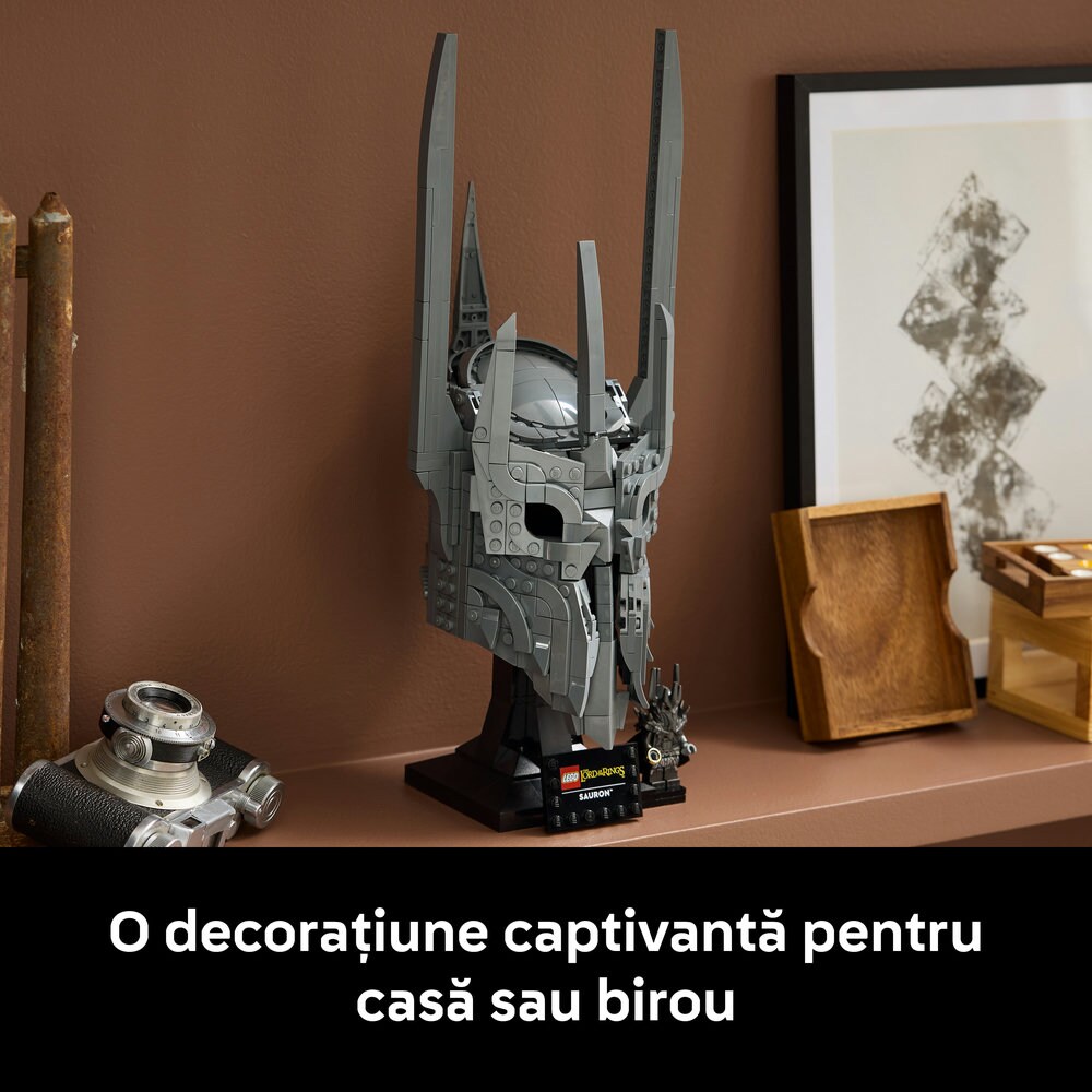 LEGO Icons: Stapanul inelelor - Casca lui Sauron 11373, 18 ani+, 538 piese