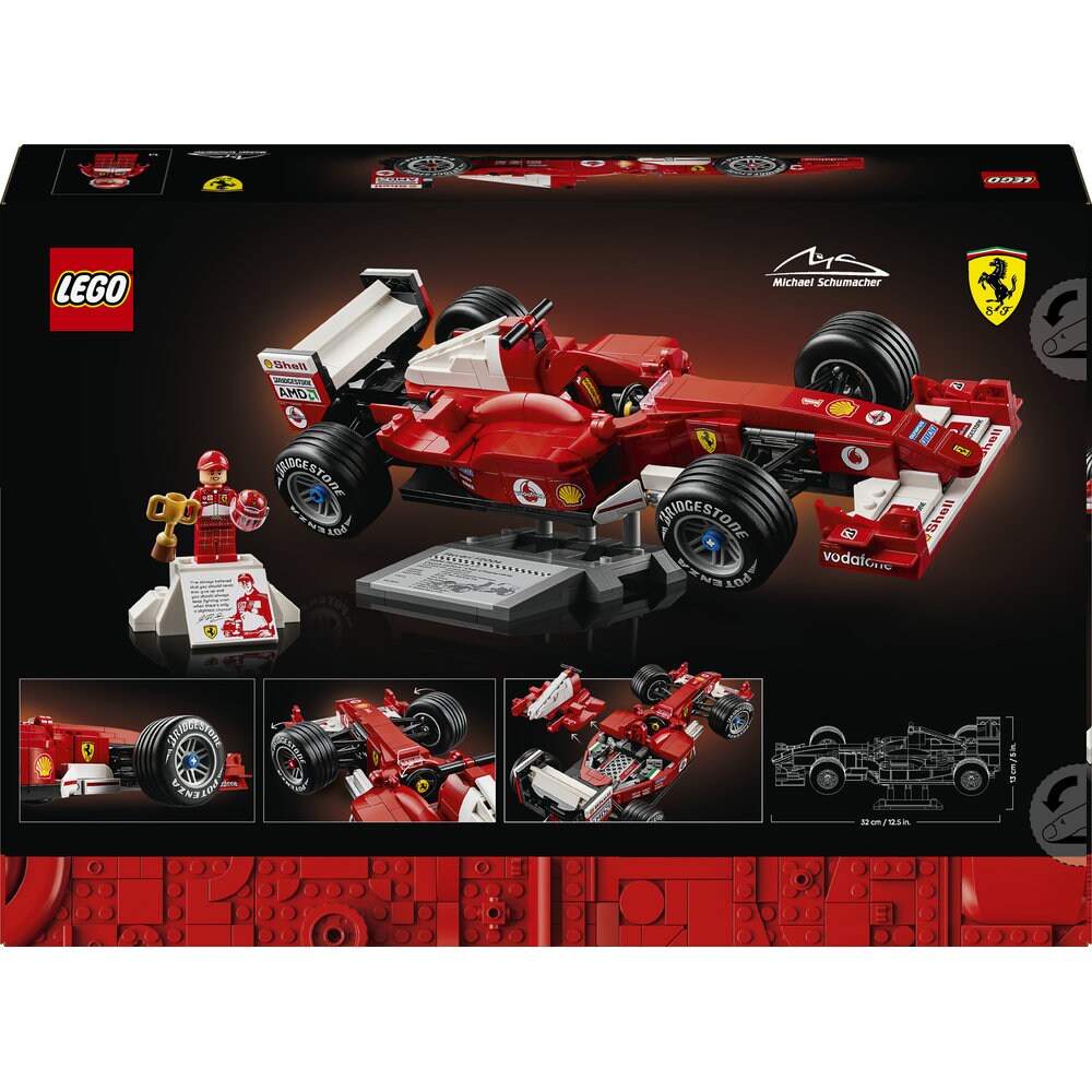 LEGO Icons: Ferrari F2004 si Michael Schumacher 11375, 18 ani+, 735 piese