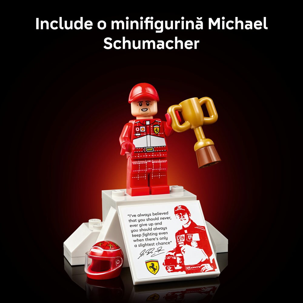LEGO Icons: Ferrari F2004 si Michael Schumacher 11375, 18 ani+, 735 piese
