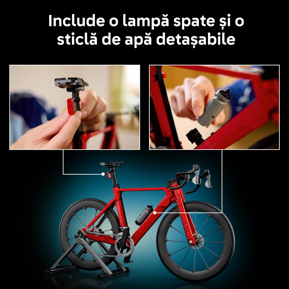 LEGO Icons: Bicicleta de sosea 11380, 18 ani+, 1015 piese
