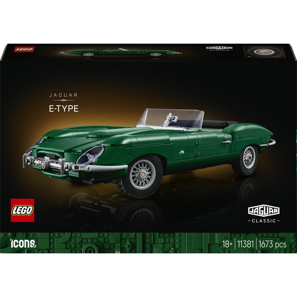 LEGO Icons: Jaguar E-Type 11381, 18 ani+, 1673 piese