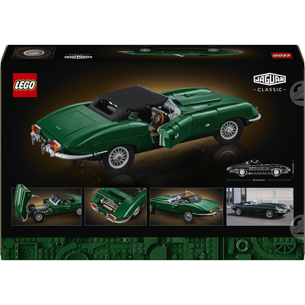 LEGO Icons: Jaguar E-Type 11381, 18 ani+, 1673 piese