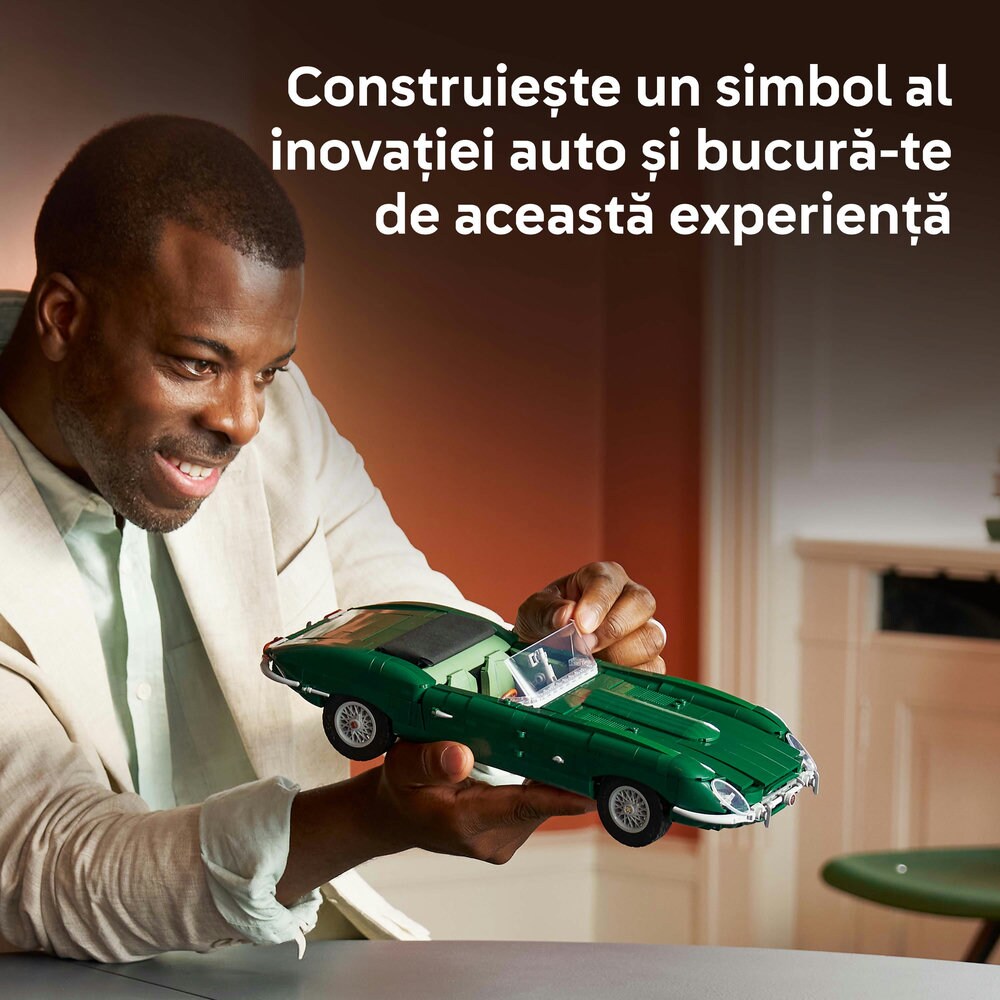 LEGO Icons: Jaguar E-Type 11381, 18 ani+, 1673 piese