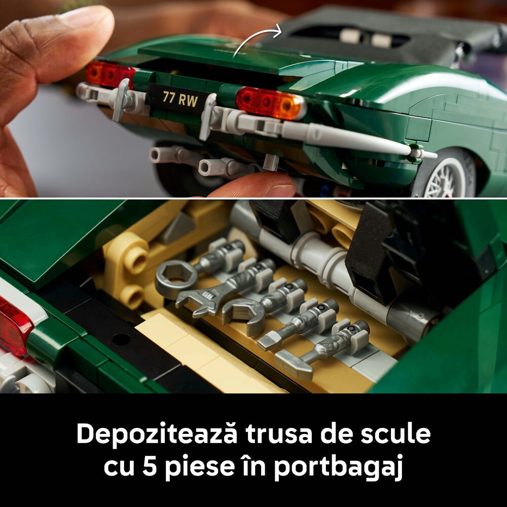 LEGO Icons: Jaguar E-Type 11381, 18 ani+, 1673 piese