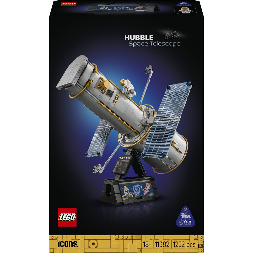 LEGO Icons: Telescopul spatial Hubble 11382, 18 ani+, 1252 piese