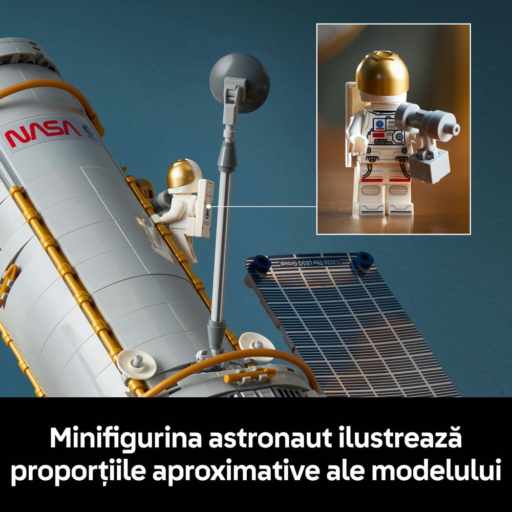 LEGO Icons: Telescopul spatial Hubble 11382, 18 ani+, 1252 piese