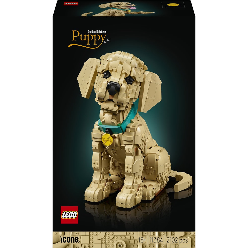 LEGO Icons: Catelus - Golden Retriever 11384, 18 ani+, 2102 piese