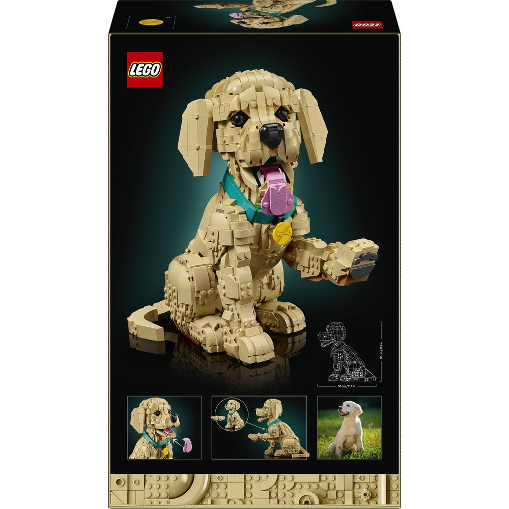 LEGO Icons: Catelus - Golden Retriever 11384, 18 ani+, 2102 piese